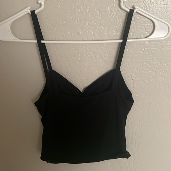 SOLD-Topshop Ribbed Baby Cami - Picture 4 of 5
